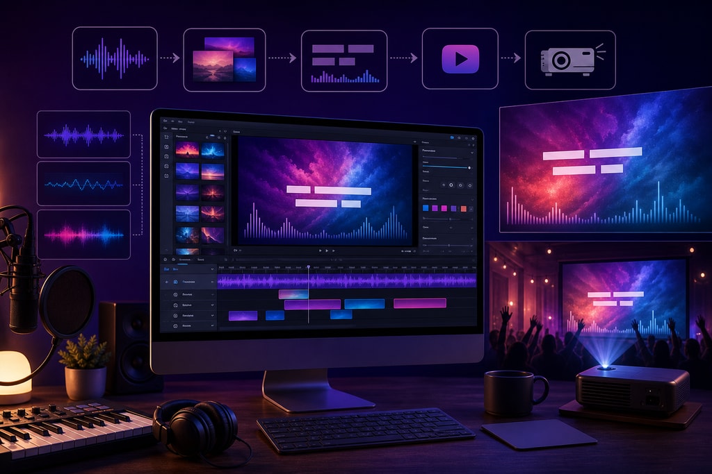 Master the art of creating professional lyric videos for YouTube on your Mac with this in-depth guide using LyricMagic. From setup to export, we've got you covered.