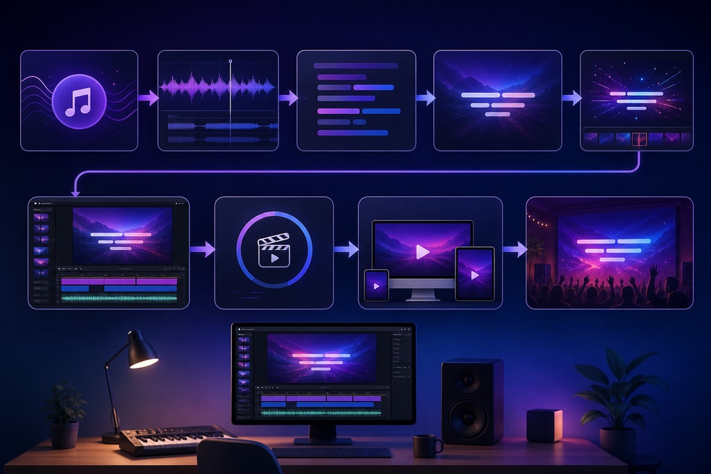Uncover the secrets to efficient and professional lyric video production for YouTube using LyricMagic's innovative tools.